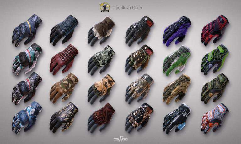 cs skins gloves