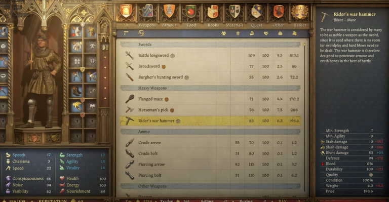 kcd2 best weapons